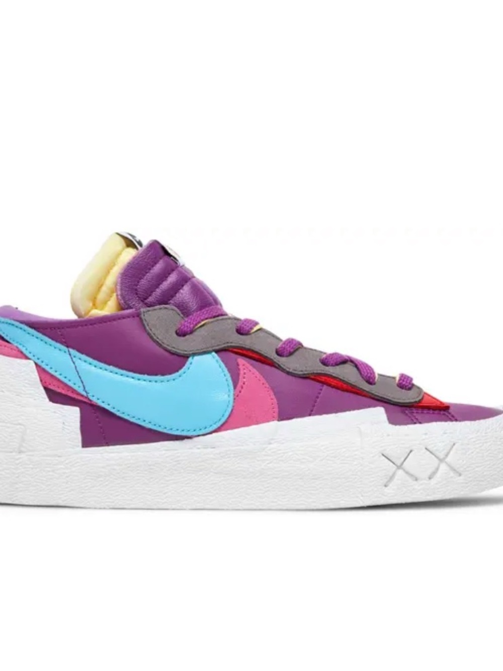 Nike x Sacai x KAWS Blazer Low in the "Purple Dusk" colorway size 5.5 (women 7)